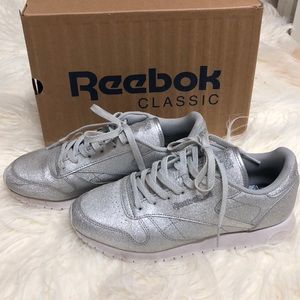 Silver Bling Reebok Classics